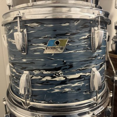Ludwig 14”x10” Blue Oyster Vintage 70’s 1890kr