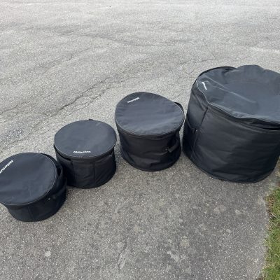 Case set Millenium 10,12,14,22” + 14 snare 450kr