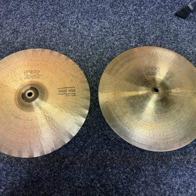 Paiste 2002 Sound Edge 14” Hihats Vintage 70’s 1990kr