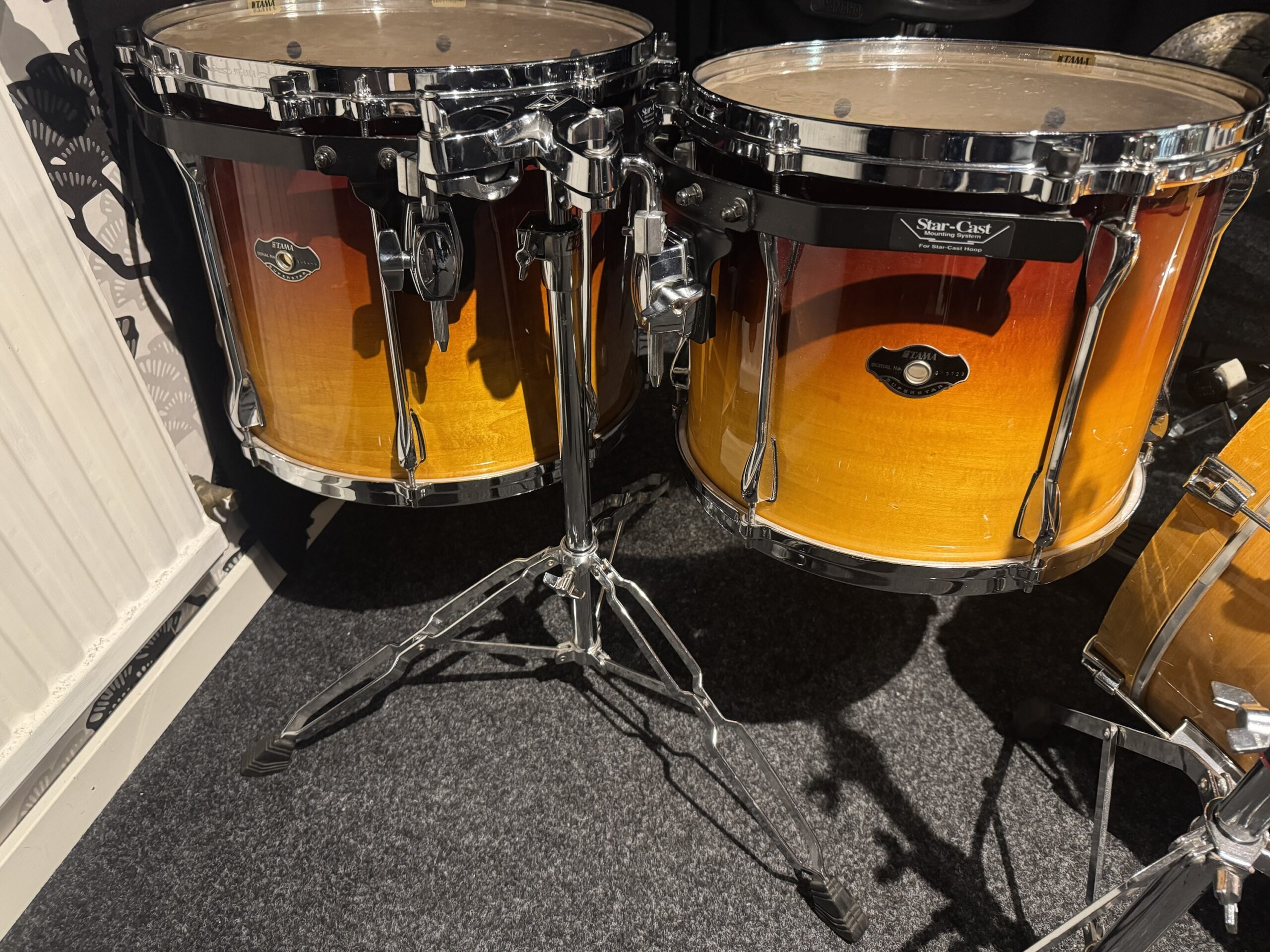 Tama Superstar Custom Amber Fade 12,14,16,22” 6490kr - Bild 3